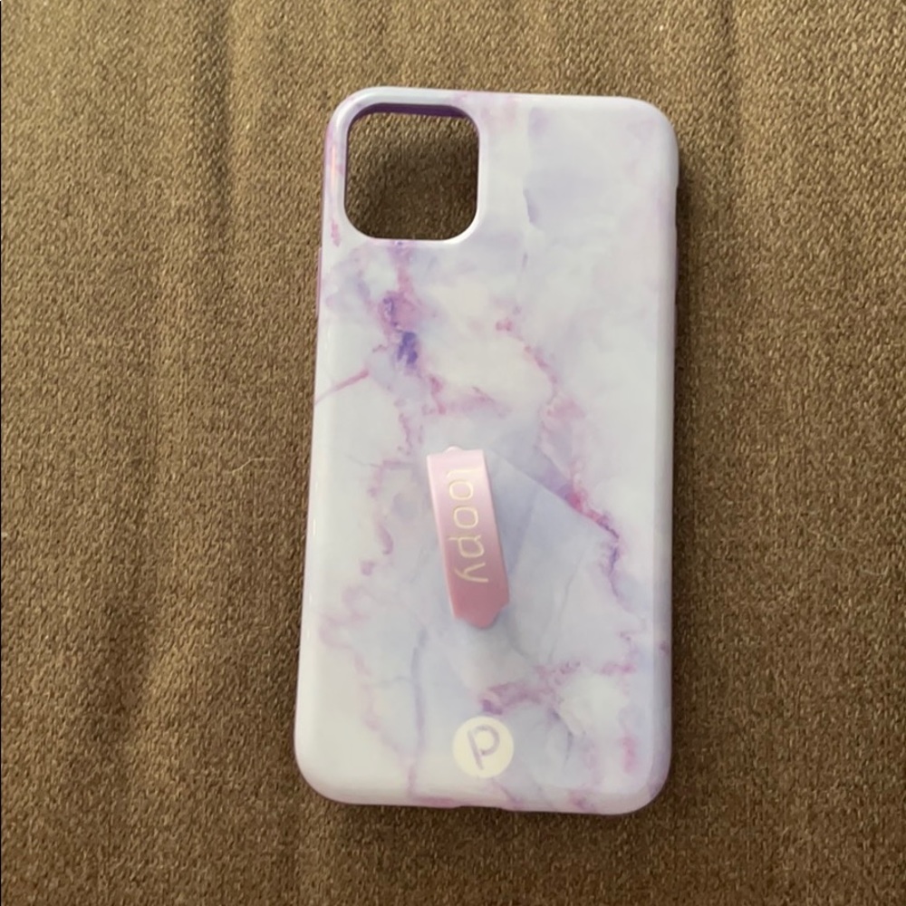 Purple marble loopy case